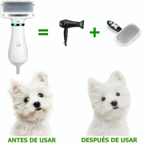 Cepillo Secador para Mascotas: Pelo Limpio, Seco y Sin Enredos